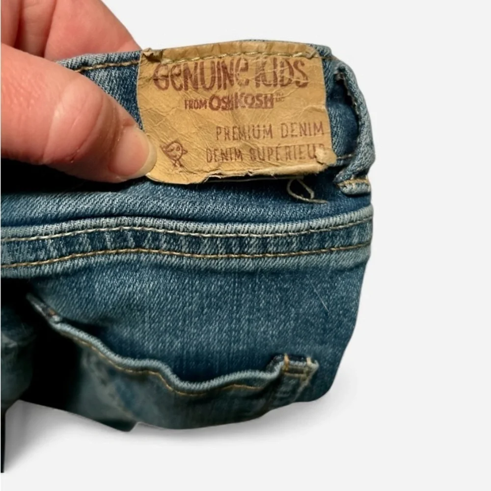 Genuine Kids OshKosh Jeans | Size 5T | Adjustable Waist | Premium Denim | EUC